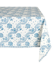 Kalee blue tablecloth