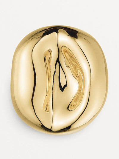Dévé 18kt gold vermeil brooch at Collagerie