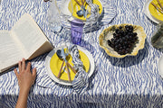 Blue and white set of 4 napkins