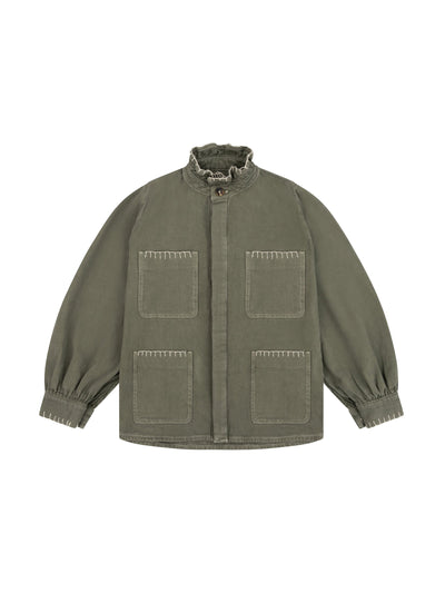 Seventy + Mochi Pablo jacket in khaki at Collagerie