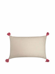 Ashok pink cushion with pink tassels