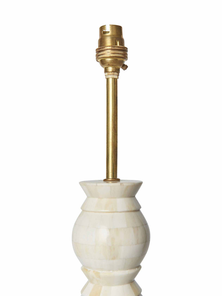 Assam bone inlay lamp