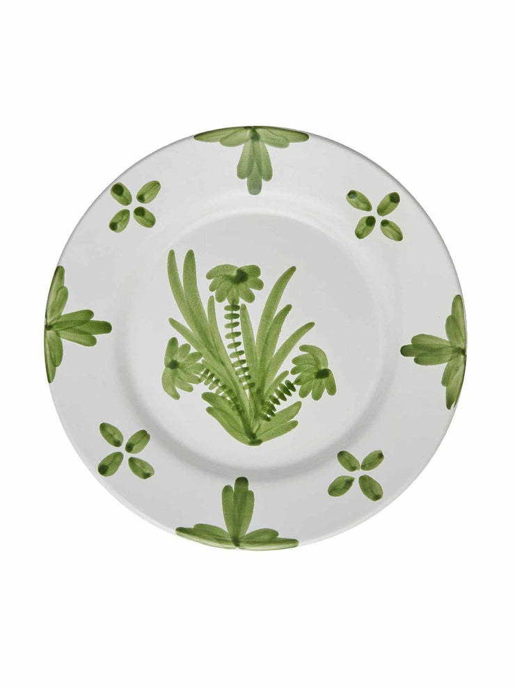 Bring a hint of floral fancies to your dining set-up with Penny Morrison plates and bowls in this elegant green summer flower set. Collagerie.com