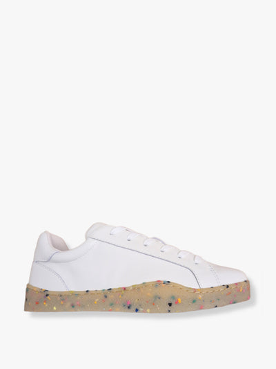 Good News London White Venus trainers with multi sole at Collagerie
