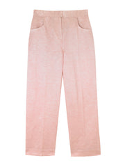 Clad in the perfect blush, this beautifully tailored Yolke cropped trouser is your perfect day-to-night piece.  Collagerie.com