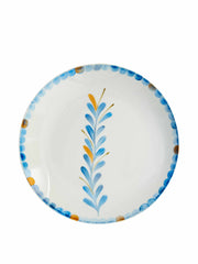 Blue toscana dessert plate