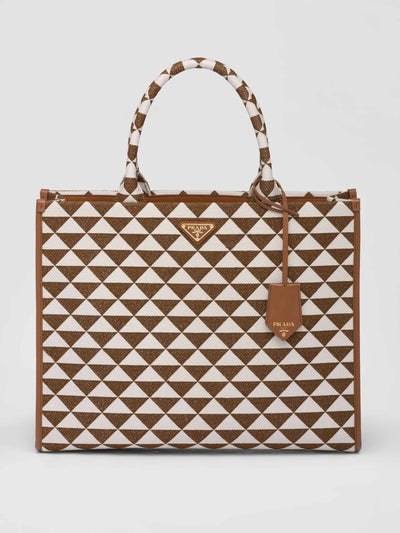 Prada Jacquard fabric handbag at Collagerie