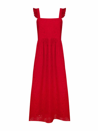 Beulah London Red colette dress at Collagerie