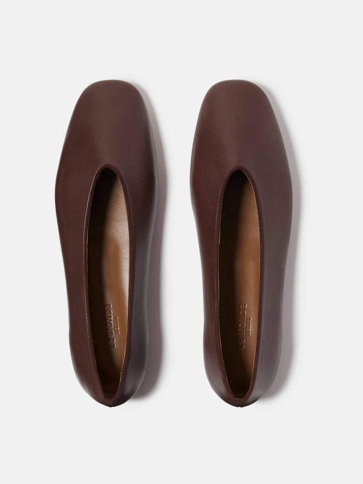 Bordeaux leather regency slipper