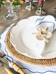 Natural orchid napkin ring