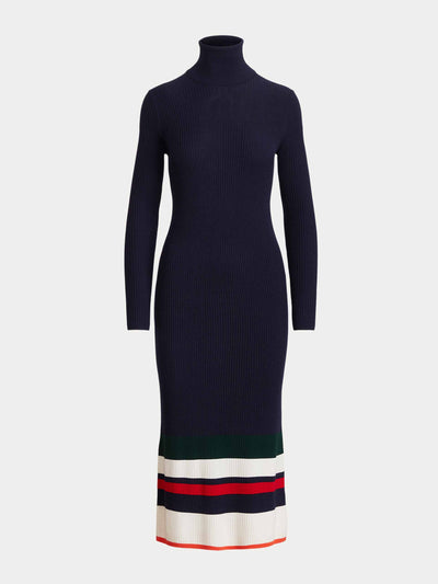 Ralph Lauren Long sleeve knitted dress at Collagerie