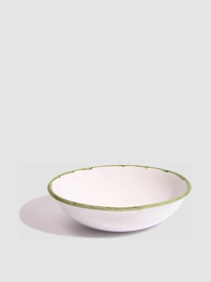 Ramatuelle green bamboo bowl