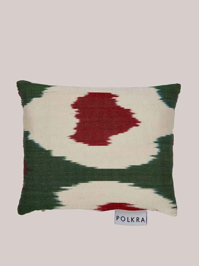 Polkra Mayfair ikat silk & ottoman fabric lavender bag - mayfair at Collagerie
