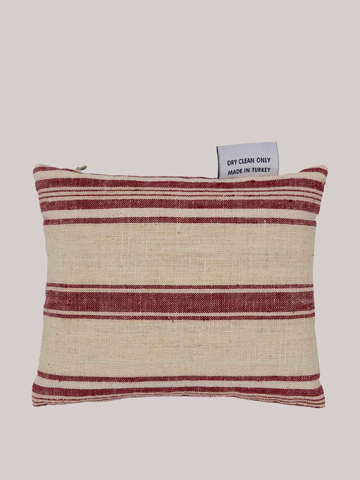 Hackney ikat silk & ottoman fabric lavender bag
