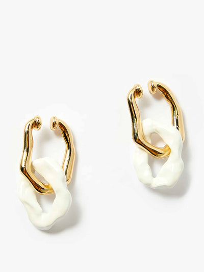 Rejina Pyo Cuff gold earrings at Collagerie