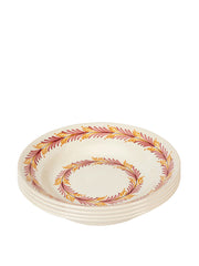 Heather floral soup plate