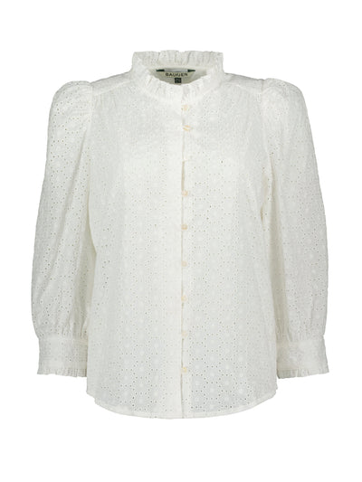 Baukjen Ishbel white organic cotton blouse at Collagerie