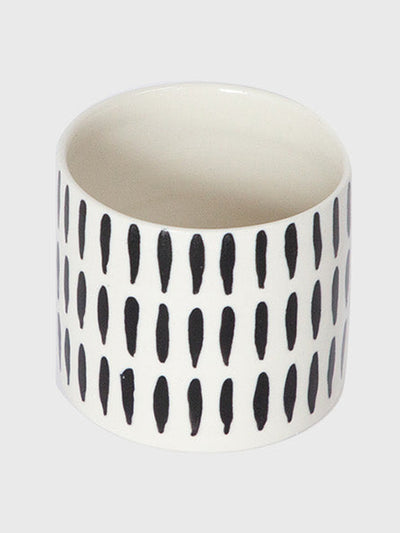 Hadeda Monochrome porcelain cup no.8 at Collagerie