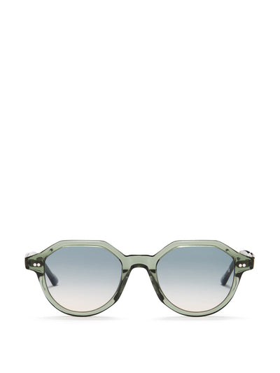 Sunday Somewhere Yeeha sunglasses in crystal green at Collagerie