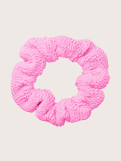 Hunza G Bubblegum pink scrunchie at Collagerie