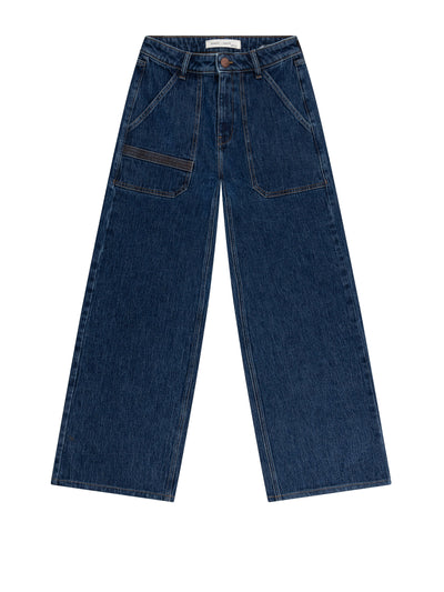 Seventy + Mochi Elodie jeans in Americana blue denim at Collagerie