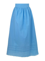 Bushka blue poplin skirt