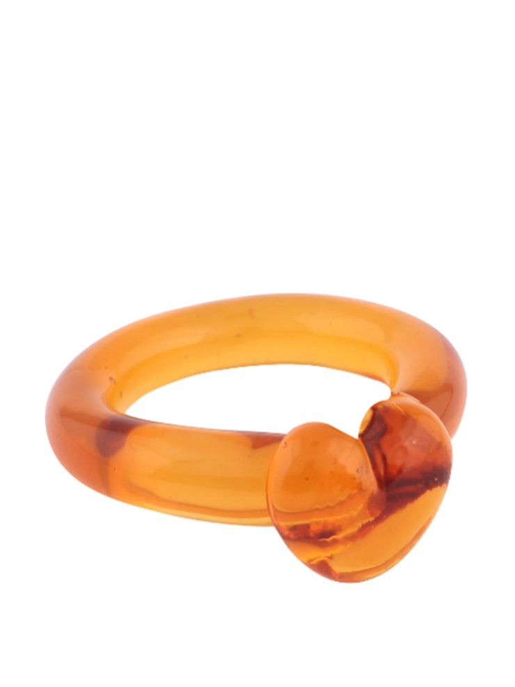 The Love ring from sandralexandra is handcrafted with lampwork glass by Spanish artisans local to Barcelona. Collagerie.com