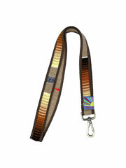 Maroon key chain and phone strap