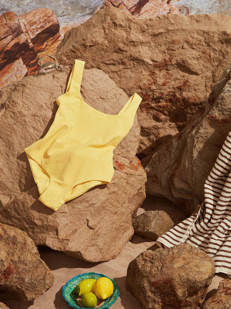The Poppy yellow swimsuit