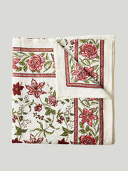Allegra red tablecloth