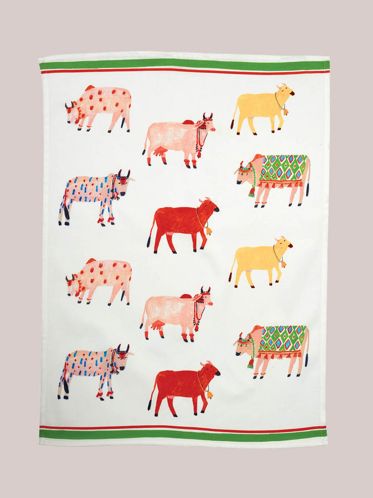 Set of 5 artist collection tea towels