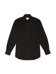 The Boyfriend: black linen shirt