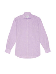 The Boyfriend: lilac linen shirt