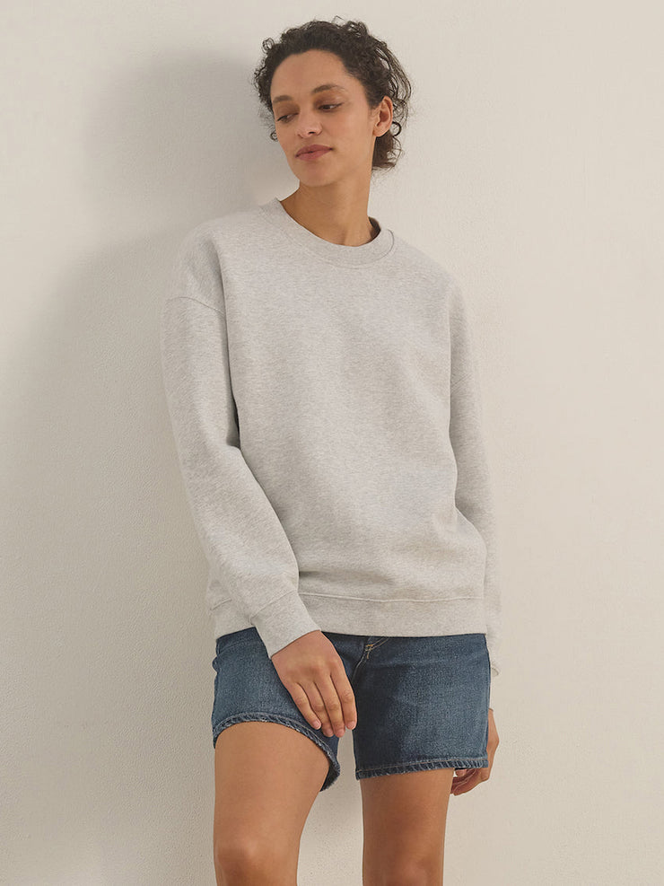 The Relaxed-fit sweatshirt ice grey Clothing Navygrey    - Collagerie