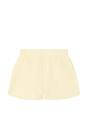 The Short: yellow linen