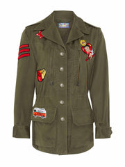 Green 'Queen Betty' army jacket