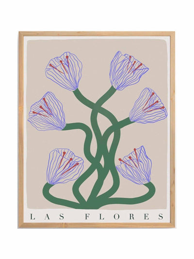 Carla Llanos Print | 'Flowers' #07 at Collagerie