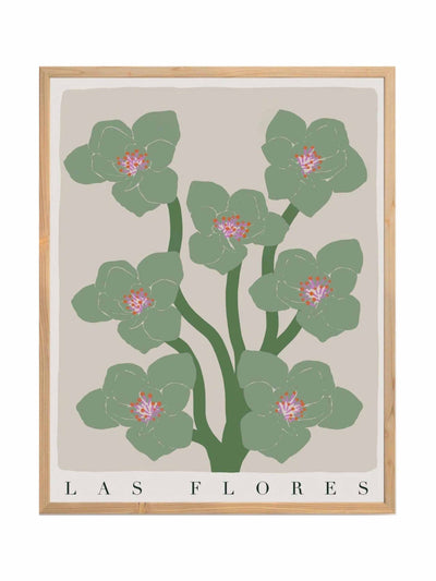 Carla Llanos Print | 'Flowers' #08 at Collagerie