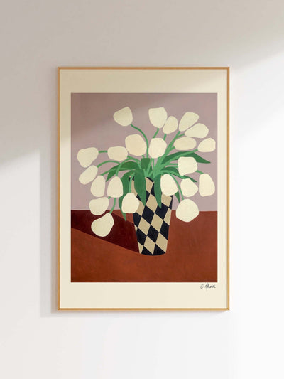Carla Llanos Print | 'Tulips' at Collagerie