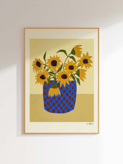 Carla Llanos Print | 'Sunflowers' at Collagerie