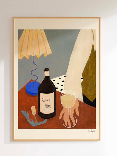 Carla Llanos Print | 'Vino Blanco' at Collagerie