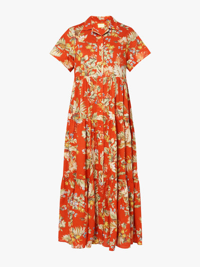 ERDEM Helena Liberty palm cotton dress at Collagerie