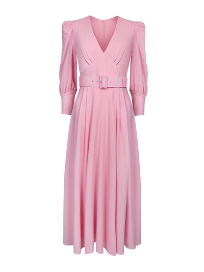 Beulah London Florentina pale pink dress at Collagerie