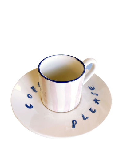 Tatiana Alida Espresso cup and saucer set at Collagerie