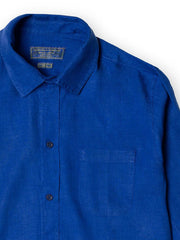 Lazuli blue linen lounge set Clothing Desmond & Dempsey    - Collagerie