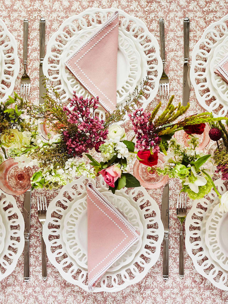 Margaux pink napkin set of 4