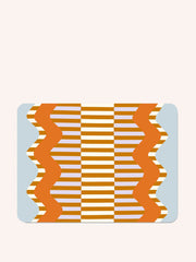 Multi-coloured wiggle and striped placemats (set of 6)