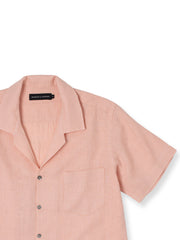 Pink linen cuban pyjama set