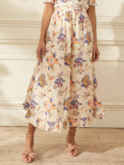 Prairie floral skirt