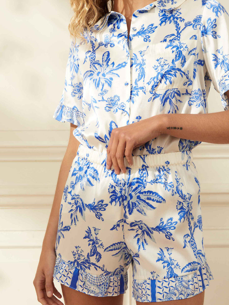Thebe silk short set